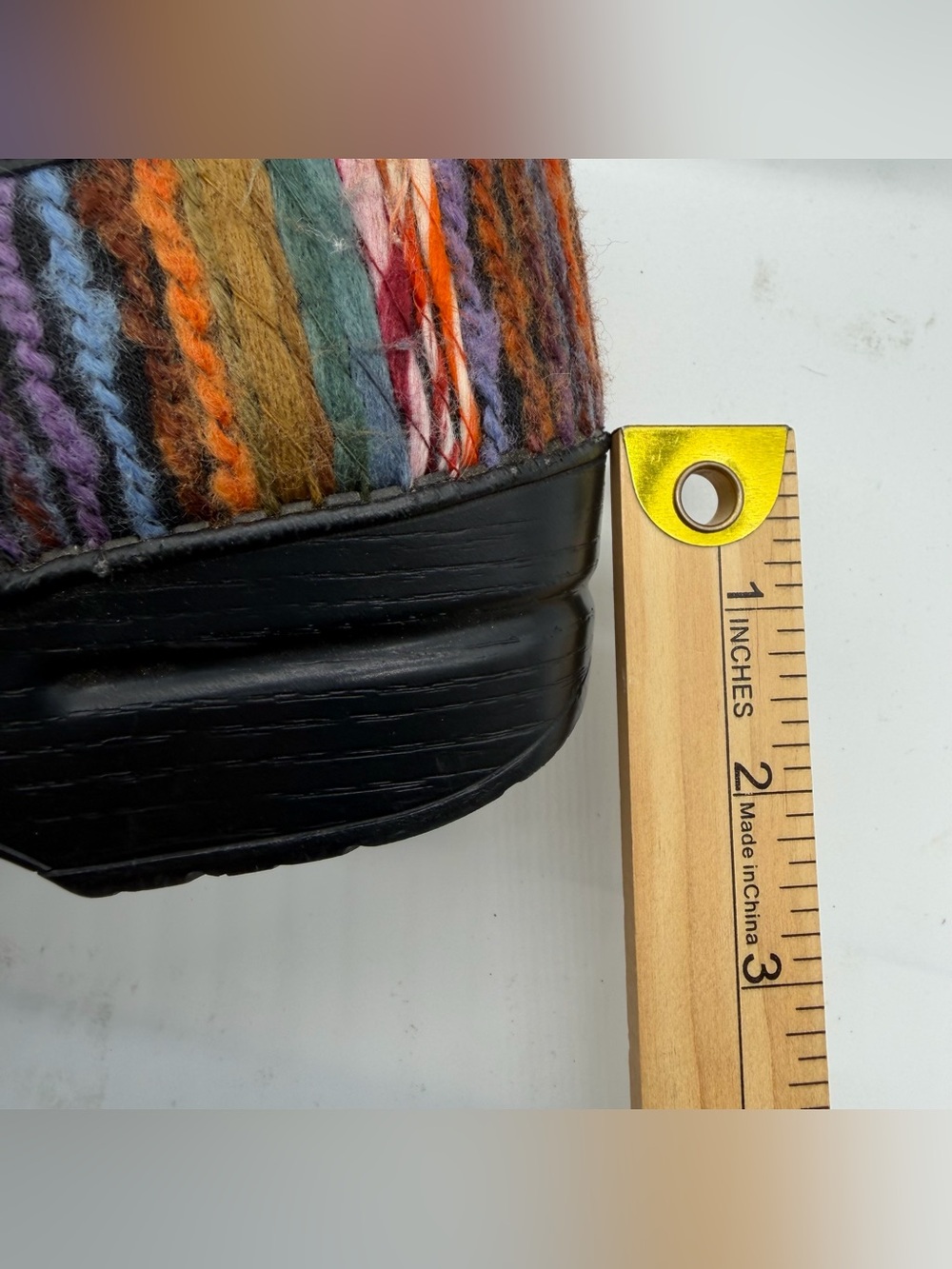 Dansko Women’s 39 US 8.5 Slip On Clogs Yarn Multicolor Cozy Cottagecore Granny - Picture 10 of 10